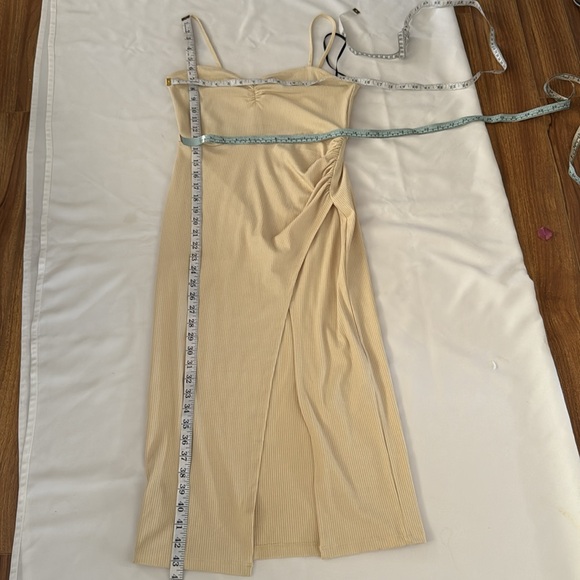 Forever 21 Spaghetti Strap Overwrap Across Front Ruching on Side Dress Sz L NWT - Picture 6 of 6